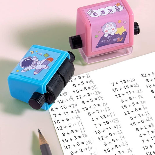 Roller Design Digital Teaching Stamp, Math Stamps Practice Tool