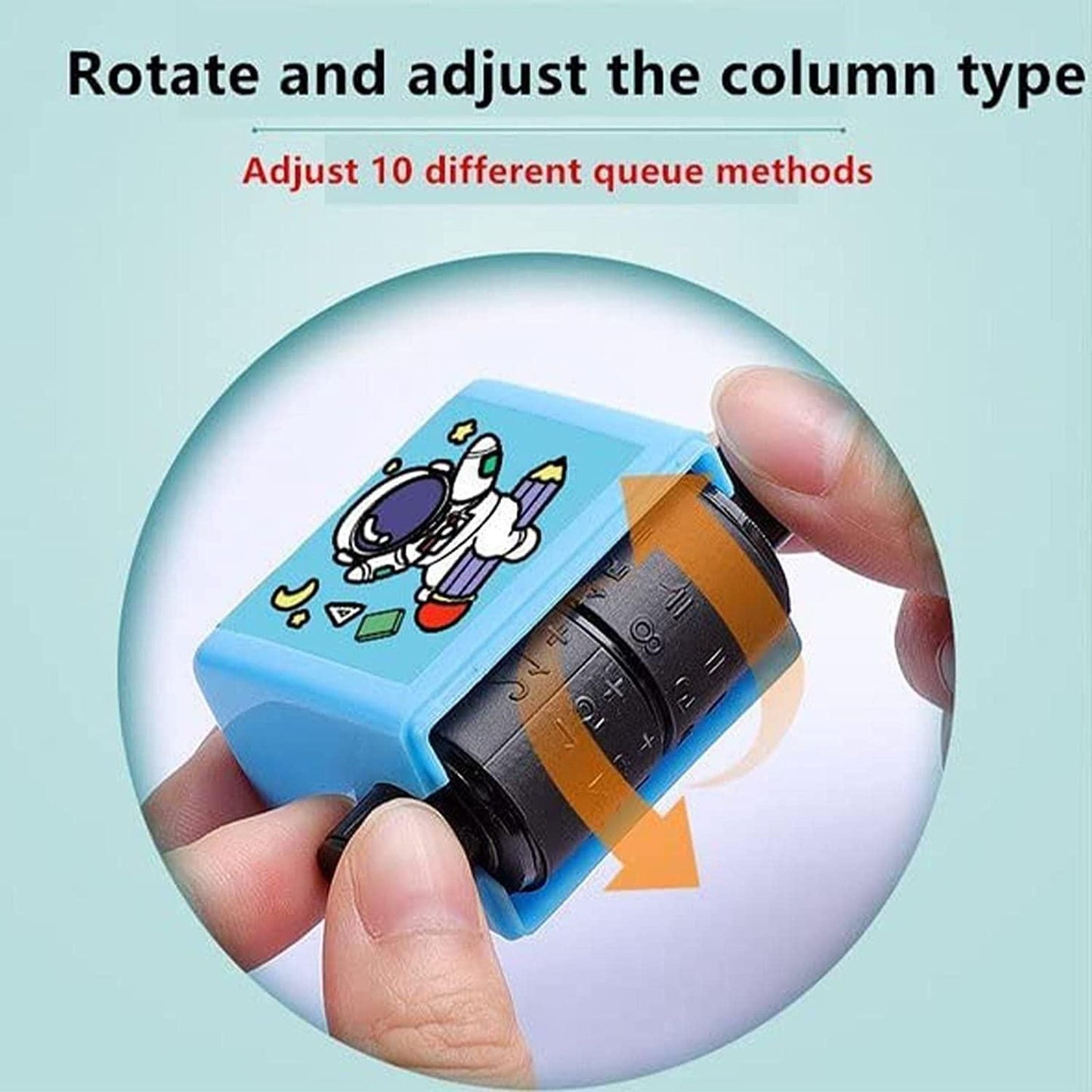 Roller Design Digital Teaching Stamp, Math Stamps Practice Tool